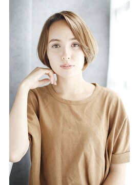 ポールプラスエヌ(PAUL+n) 20代30代40代 飾らないリアクション・透明感ボブ【枚方】#665