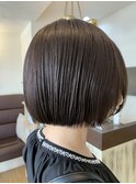 切りっぱなしショートボブ【千葉】