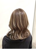 ☆ハイライト×ブラウンベージュ☆【阿部佑香】