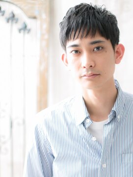 モッズヘアメン 名護大東店(mod's hair men) アッシュブラックが好感度◎ウェットマニッシュh名護大東