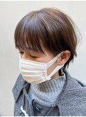 クセを生かしたふんわりショート