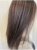 髪質改善カラー×ハイライト仕様