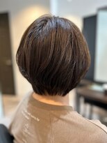 ビオヘアー(bio hair)&nbsp;大人女性ショートボブ×白髪染めグレーアッシュ