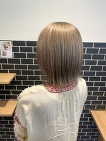 アリー 新百合ヶ丘店(ally)&nbsp;ハイトーンボブ×グレージュ