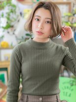 カバーヘア ブリス 戸田公園西口店(COVER HAIR bliss)&nbsp;センターパートx3Dハイライト小顔大人ボブh3浦和20代30代40代