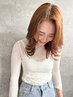 "人気No.3" オーガニックオイルカラー+カシミヤトリートメント 12000円 