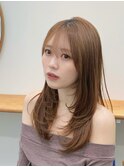 ロング/レイヤーカット/艶髪/ナチュラルカラー/Aujua/