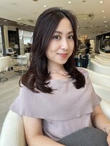 ★岡田有加★20代30代★銀座★ワンカールこなれミディ