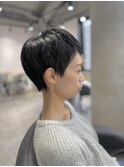 【Lee大阪店】黒髪ベリーショート/新出