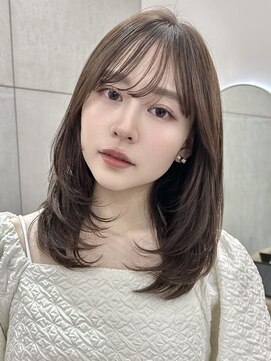 ロシェ 横浜店(loche) ミルクブラウン×ミディアム×髪質改善×横浜