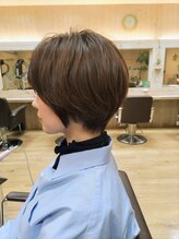 シップス ヘアブース(ship's hair booth) シースルーバングショート