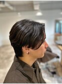 20代30代40代◎韓国マッシュスペインカールブルーブラック