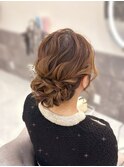 下目アップ【クランソア】ヘアメ/ヘアセット/心斎橋