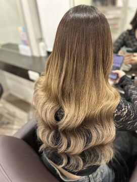 グランディールヘアデザイン(grandir hairdesign) エクステでグラデーション!-Yurika-