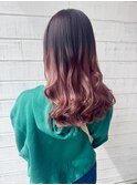 ピンクグラデーション