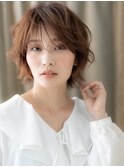 □アプリコットオレンジ抜け感ウェットヘア404-3大宮20代30代