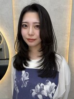 ルノン シェリー(LUNON cheliy)&nbsp;アプリコットオレンジくびれヘアハイライトカラー熊本