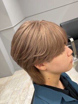 アビールブレ 新潟万代(ABEY LEVRAI) メンズウルフ/シースルーマッシュ/ミルクティーベージュ