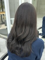 ビューブルー 亀戸錦糸町(VIEW BLUE) ◎美髪カールシアーカラーグレージュブラウンロングセミディ
