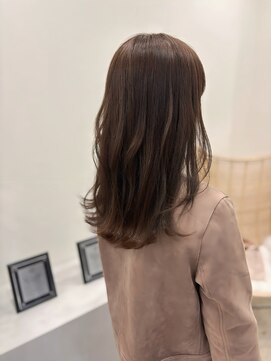 アイコニックナゴヤ(AIconic nagoya) こっくり艶々ブラウン外ハネロング