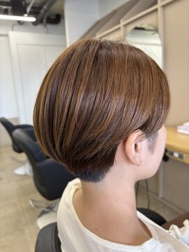 エイトオロク 那覇小禄店(EIGHT oroku) 刈り上げショート×ベージュカラー