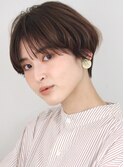 耳掛けショート　マッシュショート　ショートヘア　30代40代50代