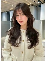 クィーンズガーデンバイケーツーギンザ(QUEEN’S GARDEN by K two GINZA)&nbsp;顔まわりカット/レイヤーカット/ナチュラルブラウン