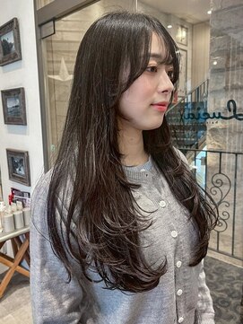 ルチア ヘア ステラ 京都店(Lucia hair stella) ワンホンレイヤー顔まわりレイヤー韓国学割U24京都河原町