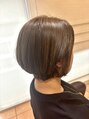 バサ 久米川店(BASSA)&nbsp;自然にまとまるショートボブ。すっきり見える仕上がりです☆