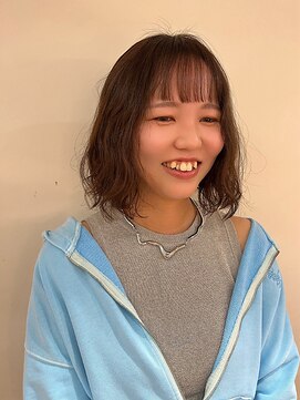 イーストハムヘッドショップ(EAST HAM head shop) 透明感ブラウン/ミディアム/ゆるふわカール
