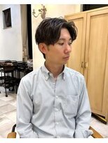 ザ シーワークス ときわ台店(THE Cworks)&nbsp;センターパート／メンズニュアンスパーマ/マッシュショート