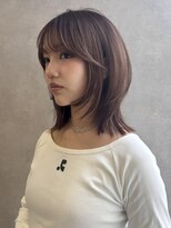 ミレバイジェニー (mirae by geny)&nbsp;アイロン通すだけ！くびれるミディアムレイヤー r