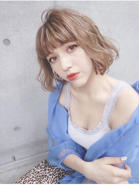 ジーナ 池袋(Zina) 【Zina 池袋】ハイトーン×立体感ウェーブ