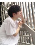 前髪長めマッシュ ツイストスパイラル