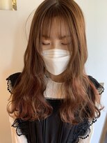 トロニー(TLONY)&nbsp;ナチュラルピンクハイライト/エクステごとカラー　stylist/miaki