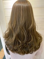 オーシャン(Ocean)&nbsp;[OCEAN Hair&Life藤原純] ナチュラルハイライト×艶ベージュ☆