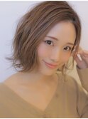 《Agu hair》ラフニュアンスなミニボブ