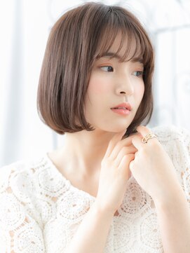 エイトサロン 八潮(8salon) 八潮/髪質改善/シースルー前髪×透明感♪Aラインボブa