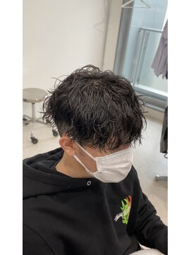 ヒビヲ(HIBIO) 波巻きスパイラルパーマメンズパーマメンズマッシュメンズヘア