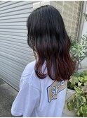 毛先カラー