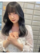 リリー(Lilley) (lilley内堀)韓国ヘア×顔まわりカット×グレージュ