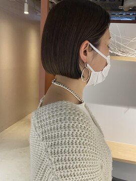 コフィー バイ メルト 吉祥寺(cofy by melt) 【三ツ井純】20代30代切りっぱなしボブミニボブ大人ボブ艶カラー