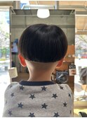 キッズマッシュルームヘア
