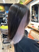 ルーム(Room)&nbsp;韓国ボブインナーカラー/インナーカラー/ホワイトピンクカラー