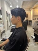 MEN'S HAIRカルマパーマアッシュブラック