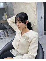 ロンドアヴァントゥス 池袋(Lond aventus)&nbsp;韓国レイヤー/韓国風/ボブ/髪質改善/黒髪/ブリーチなし〔池袋〕