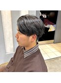 【メンズ】 ナチュラルセンターパート
