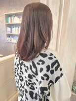 キャアリー(Caary)&nbsp;福山Caaryケアカラーケアストレートうる艶暖色系ロングスタイル