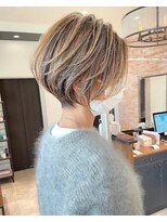 40代/50代/絶壁解消・前下がり・ショートボブ【浅野】