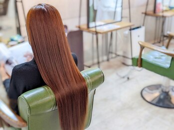 クリー(cree)の写真/髪のダメージを最小限に抑え,艶感溢れるカラーが自慢◎[馬出/トリートメント/縮毛矯正/白髪染め/髪質改善]